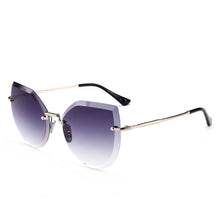 Load image into Gallery viewer, Rimless Fashion Cat Eye Sunglasses