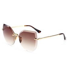 Load image into Gallery viewer, Rimless Fashion Cat Eye Sunglasses