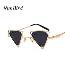 Load image into Gallery viewer, RunBird Vintage Punk Triangle Sunglasses