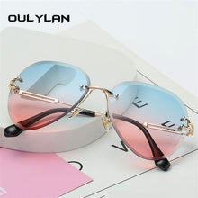 Load image into Gallery viewer, Oulylan Rimless Sunglasses