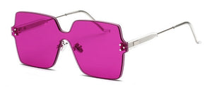 SHAUNA Newest Candy Color Trending  Sunglasses